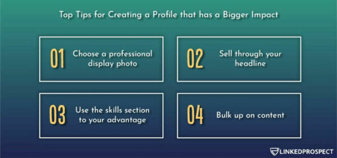 Top Tips for Creating a Profile that has a Bigger Impact