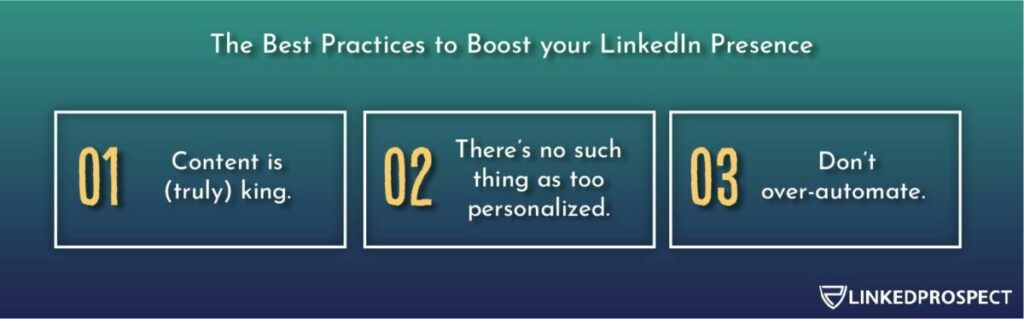 The Best Practices to Boost your LinkedIn Presence