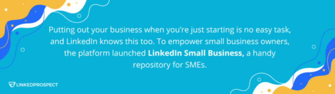 LinkedIn Small Business