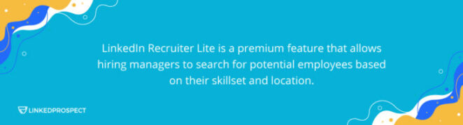 LinkedIn Recruiter Lite