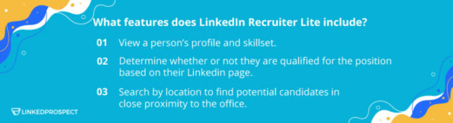 LinkedIn Recruiter Lite Features