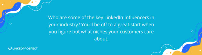 Generate Leads with LinkedIn Influencers