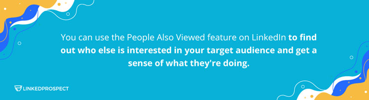 People Also Viewed - Feature on LinkedIn